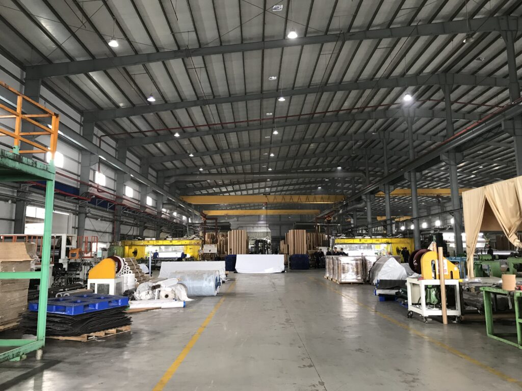 State-of-the-art machinery at the Starflex Vietnam factory, exemplifying advanced production technology and industrial excellence