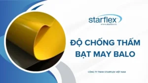 Độ chống thấm bạt may balo