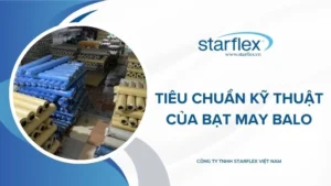 Tiêu chuẩn kỹ thuật của bạt may balo