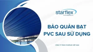 bảo quản Bạt PVC sau sử dụng