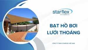 Bạt hồ bơi lưới thoáng