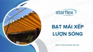 Bạt mái xếp lượn sóng