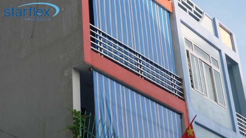 bạt pvc che ban công