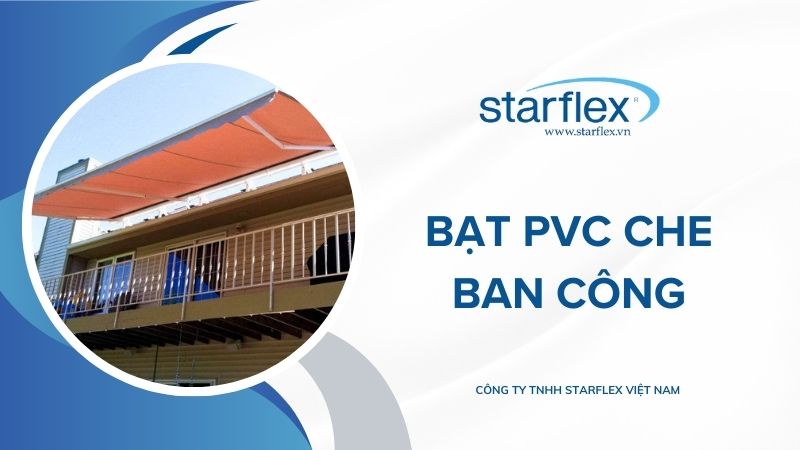 bạt pvc che ban công
