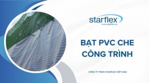 bạt pvc che công trình