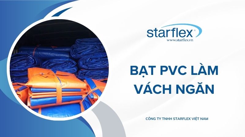 bạt pvc làm vách ngăn