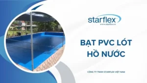 bạt pvc lót hồ nước
